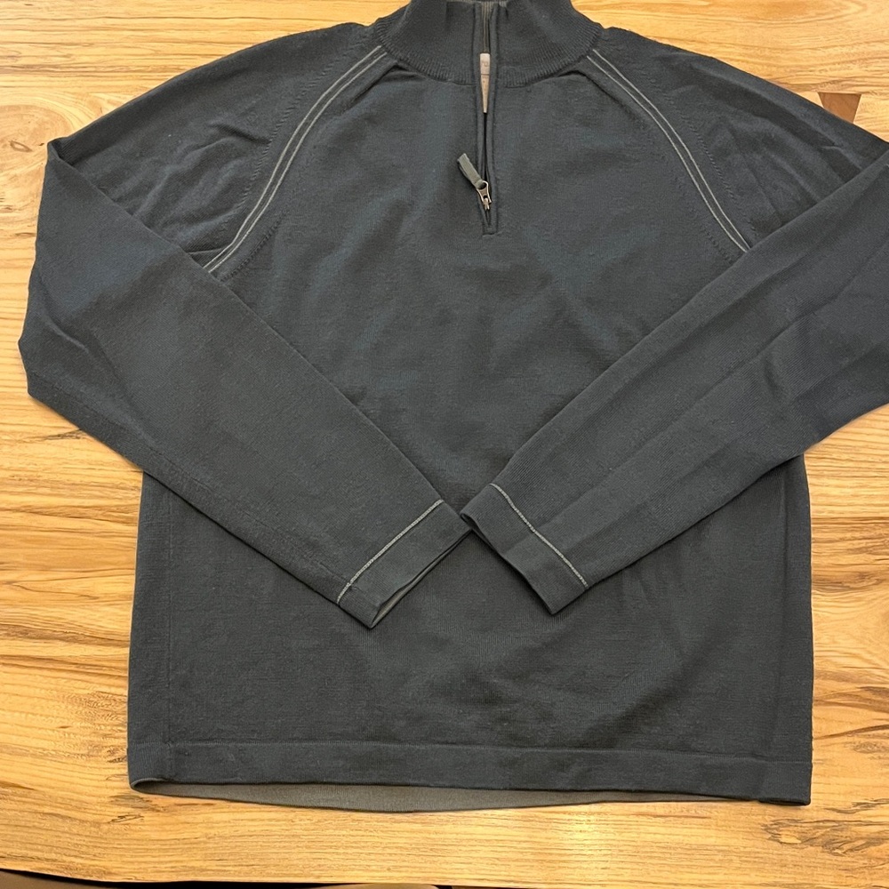 Horny Toad Men's Charcoal Zip-Up Sweater